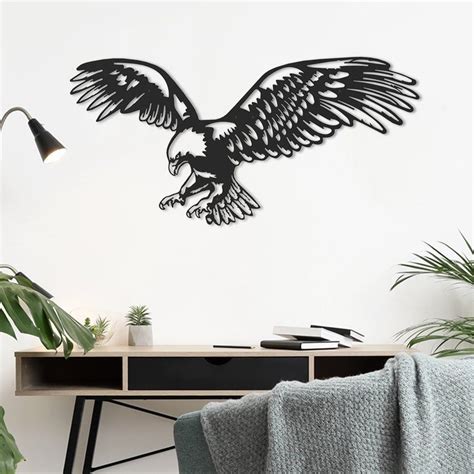 metal eagle for house silver|Silver Metal Eagle .